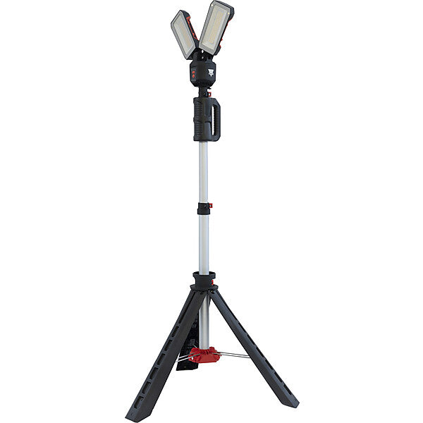 AccuLux Arbeitsstrahler ausziehbar Flutlicht a. Dreifuß AccuLux WL 6000 LED